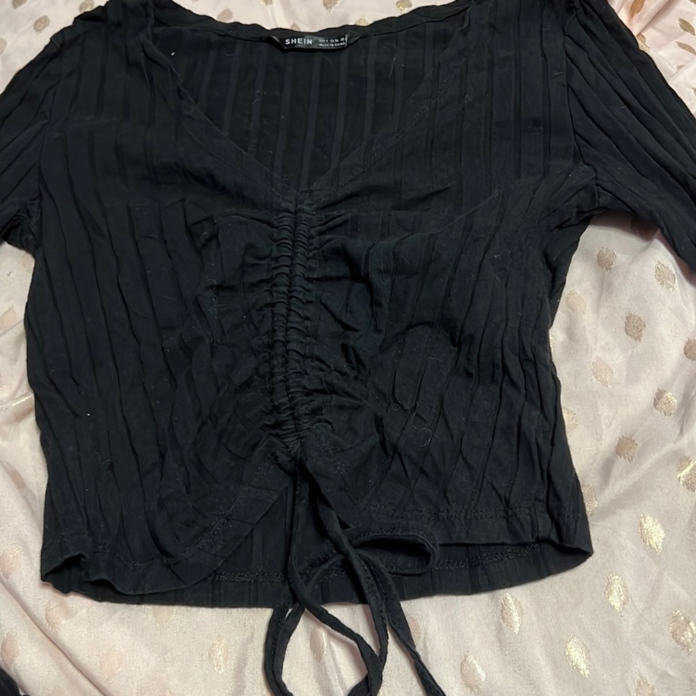 SHEIN long sleeve crop top size small